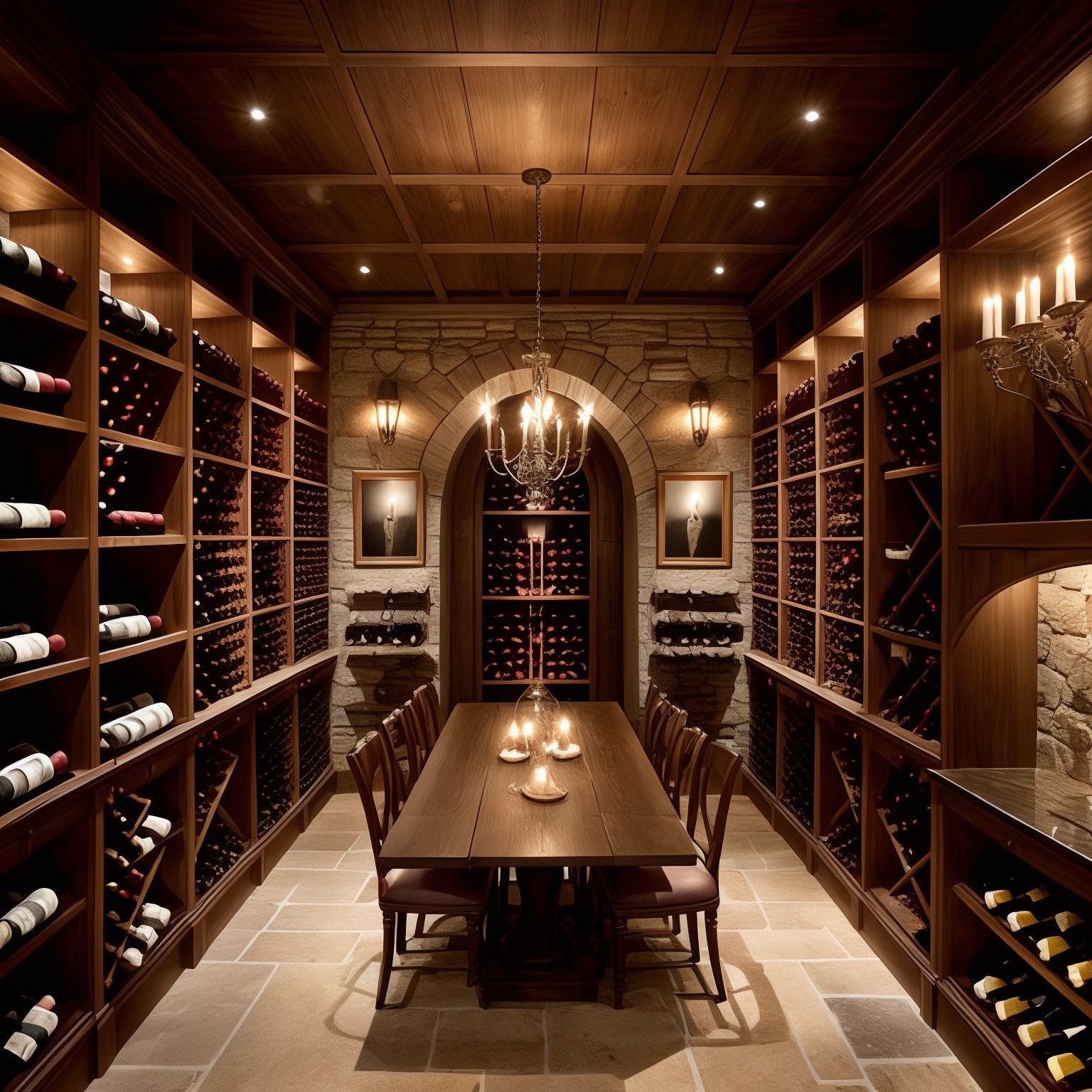 Néo-classique Cave à vin
