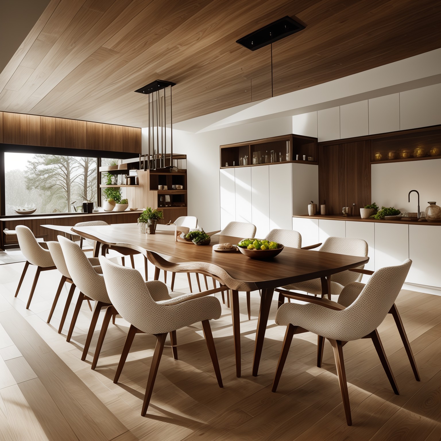 Organic Modern Dining Room