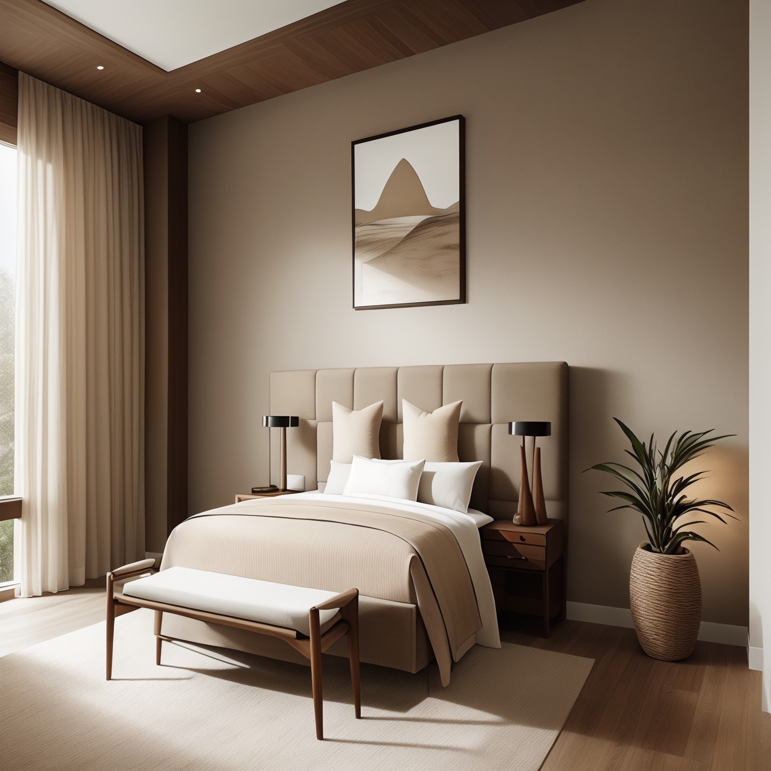 Organic Modern Guest Room