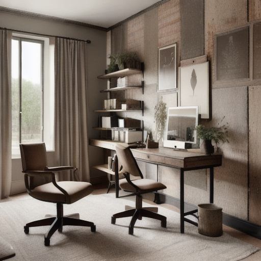 Rustic Home Office