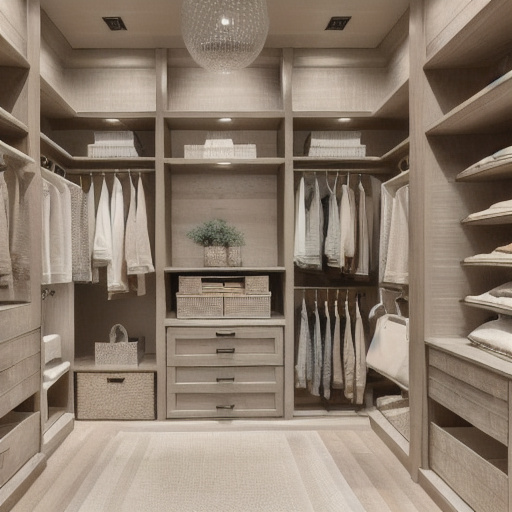 Rustic Walk-in Closet