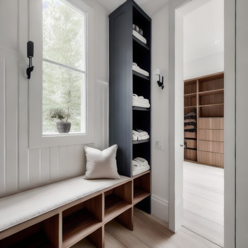 Scandinavian Mudroom