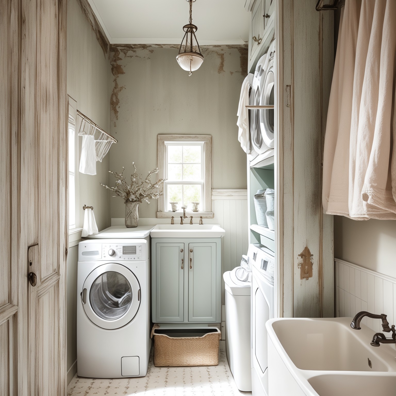 Shabby Chic Laundry Room