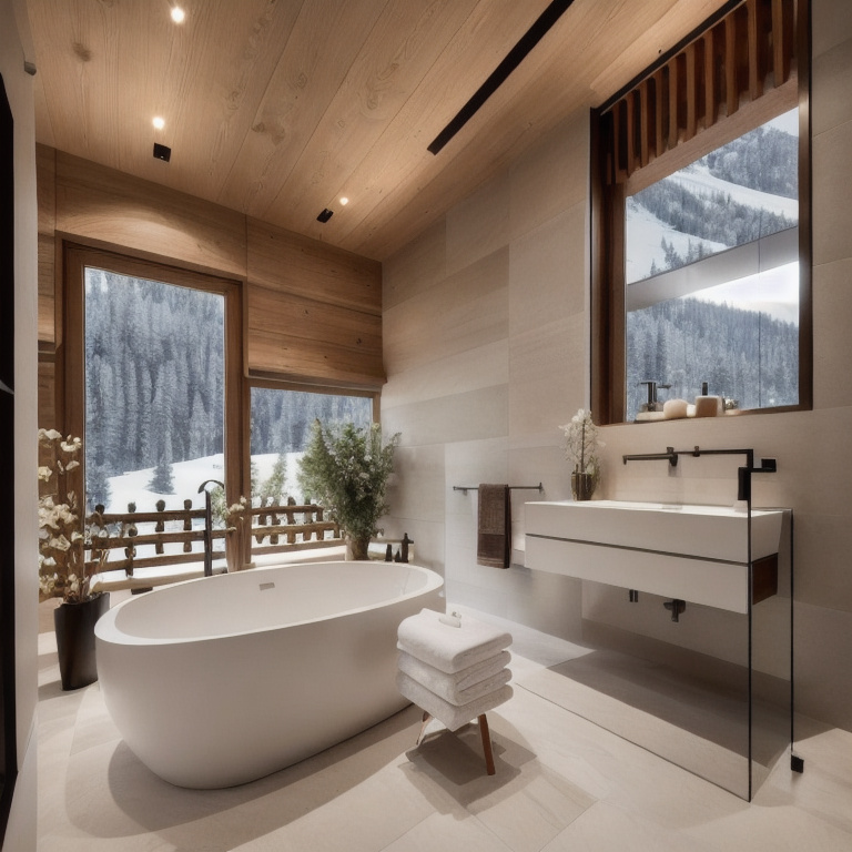 Ski Chalet Bathroom