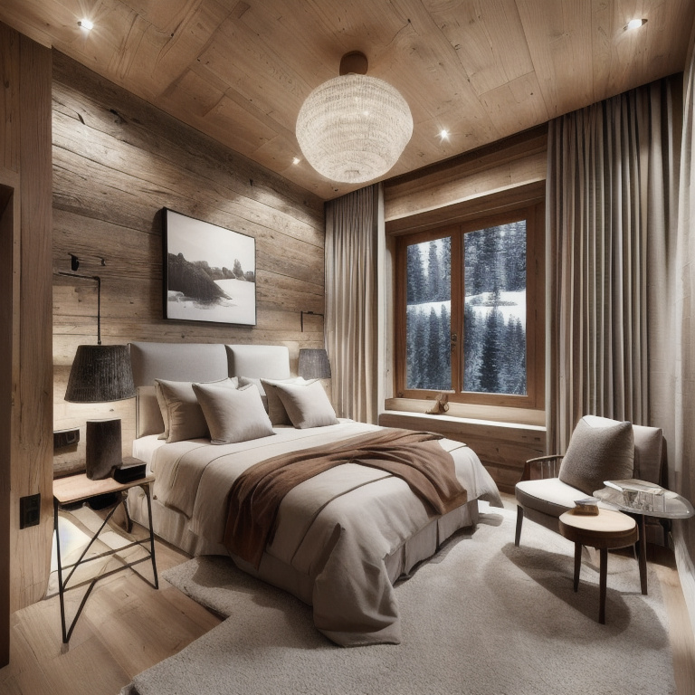Ski Chalet Bedroom