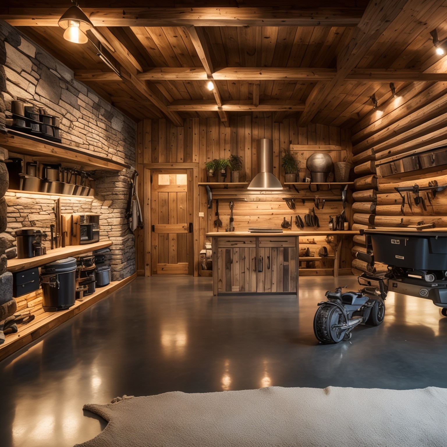 Domek narciarski Garaż