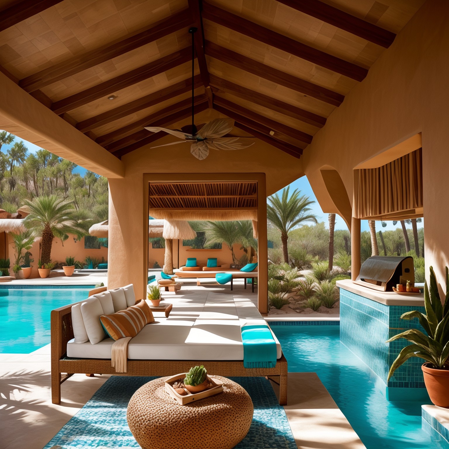 Południowo-zachodni Pool House