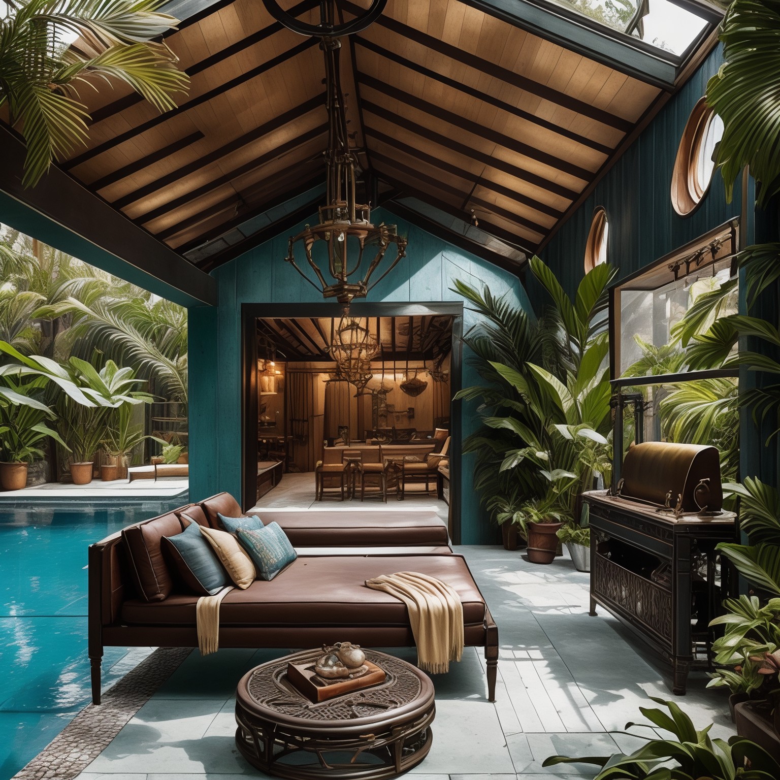 Steampunk Pool House