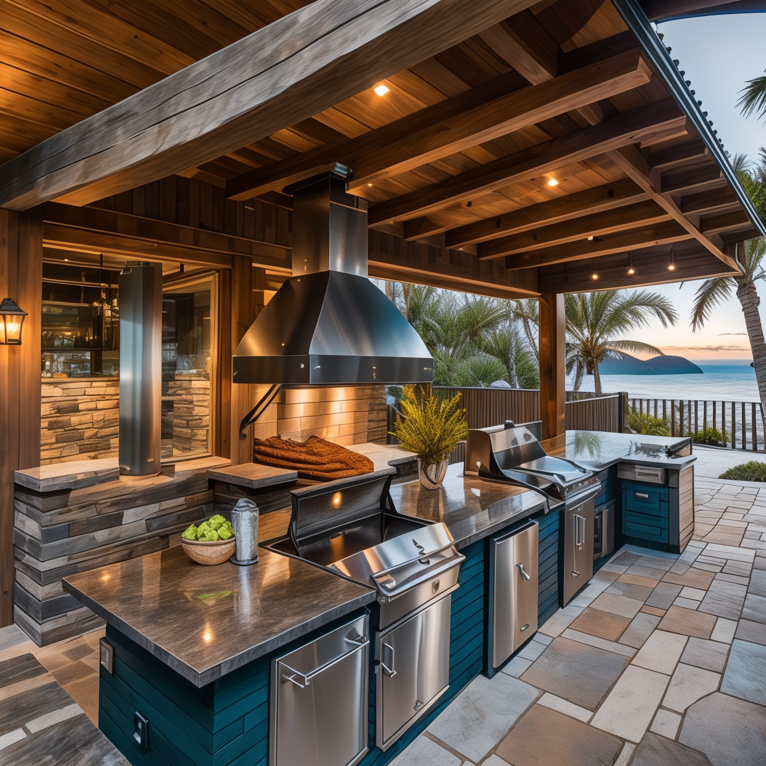 Surf Shack Outdoor Kitchen