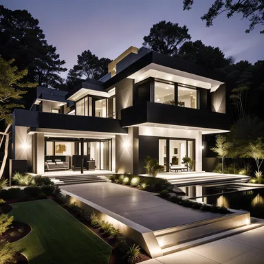 Art Deco home exterior design - example 3