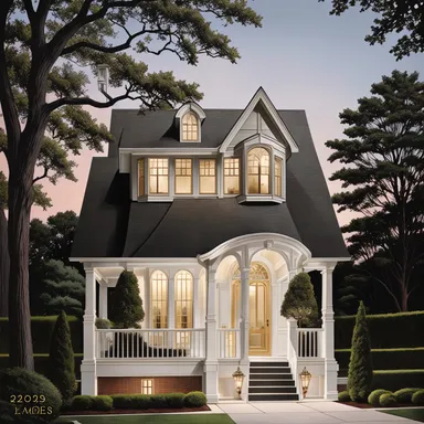 Art Deco home exterior design - example 4