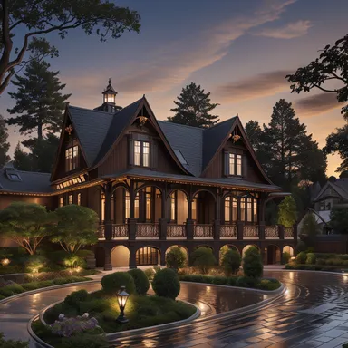 Art Nouveau home exterior design - example 2