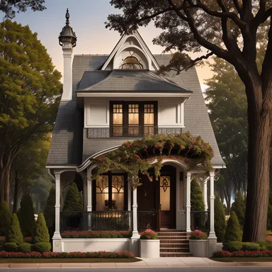 Art Nouveau home exterior design - example 4