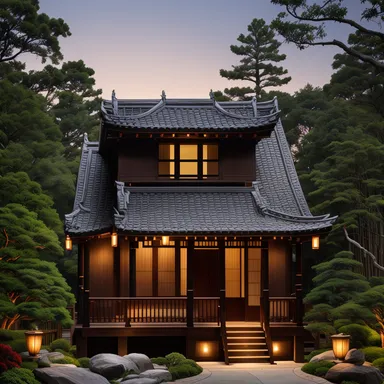 Asian Fusion home exterior design - example 4