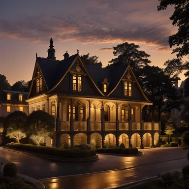 Baroque home exterior design - example 2