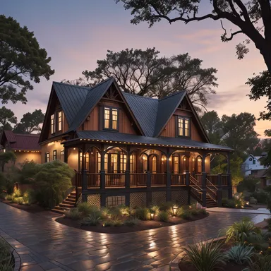 Boho-Chic home exterior design - example 2