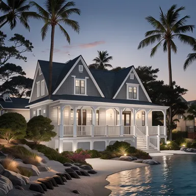 Coastal home exterior design - example 2