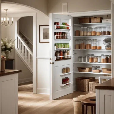 Contemporary Pantry design - AI generated interior design visualization