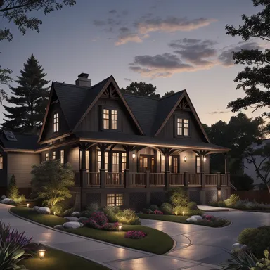 Eclectic home exterior design - example 2