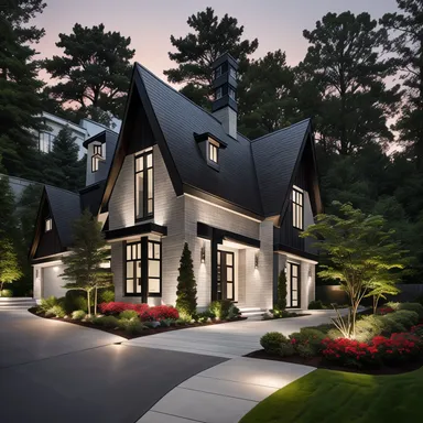 Eclectic home exterior design - example 5