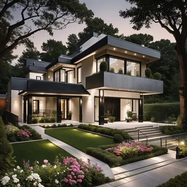 English Country home exterior design - example 3