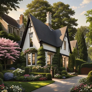 English Country home exterior design - example 5