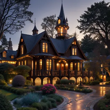 Fantasy home exterior design - example 2