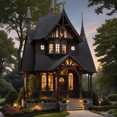 Fantasy home exterior design - example 4