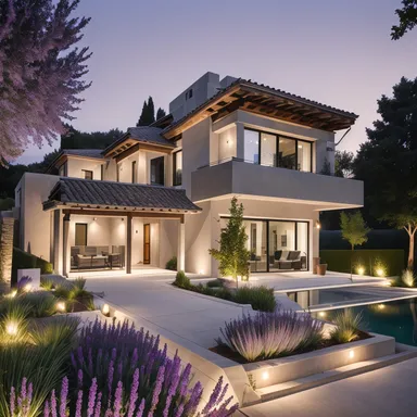 French Country home exterior design - example 3