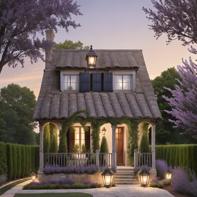 French Country home exterior design - example 4
