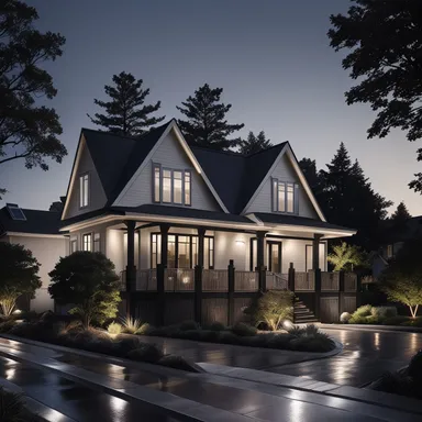 Futuristic home exterior design - example 2