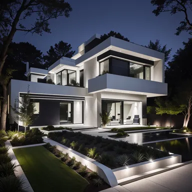 Futuristic home exterior design - example 3