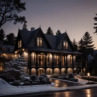 Glam home exterior design - example 2