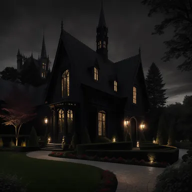 Gothic home exterior design - example 5