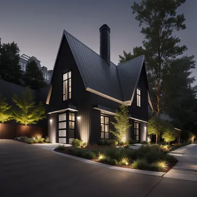 Industrial home exterior design - example 5