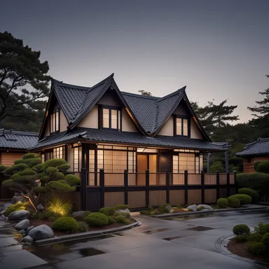 Japanese home exterior design - example 2