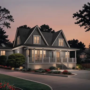 Mid-Century Modern home exterior design - example 2