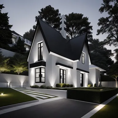 Minimal Art home exterior design - example 5
