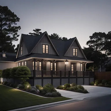 Minimalist home exterior design - example 2