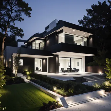 Modern home exterior design - example 3