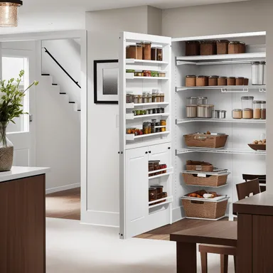Modern Pantry design - AI generated interior design visualization