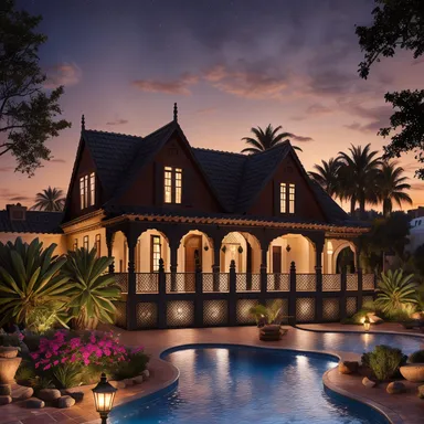 Moroccan home exterior design - example 2