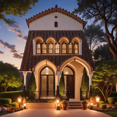 Moroccan home exterior design - example 4