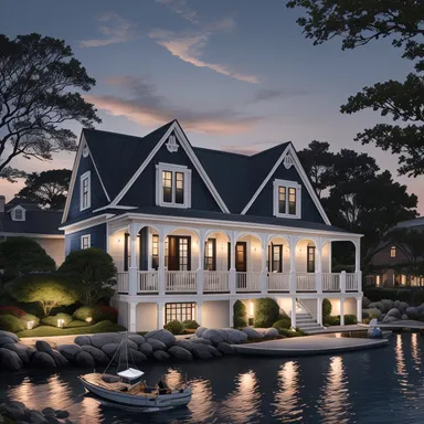 Nautical home exterior design - example 2
