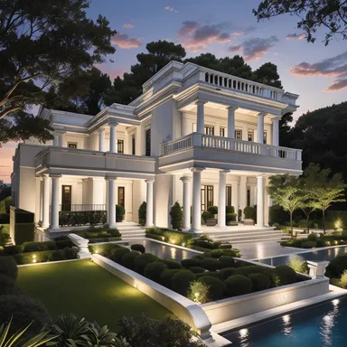 Neo-Classical home exterior design - example 3