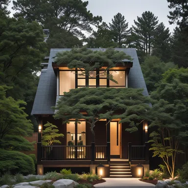 Organic Modernism home exterior design - example 4