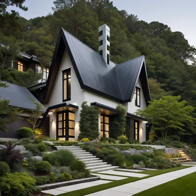 Organic Modernism home exterior design - example 5