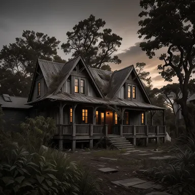 Post-Apocalyptic home exterior design - example 2