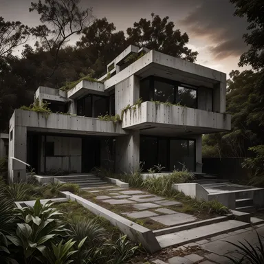 Post-Apocalyptic home exterior design - example 3
