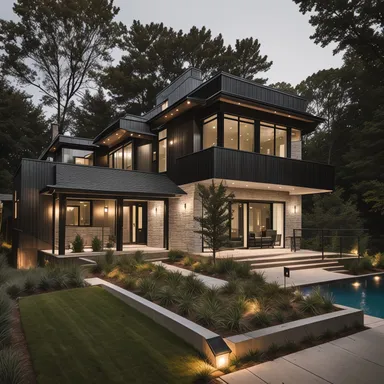 Rustic home exterior design - example 3